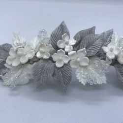 Diadema / Corona floral - Tocados de Fiesta - Nereida Novias